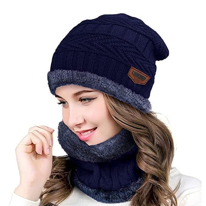 Police Winter Running Performance Combo (Warm Cap + Neck Warmer + Knee Support Sleeve)