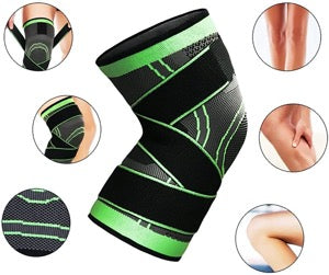 Police Winter Running Performance Combo (Warm Cap + Neck Warmer + Knee Support Sleeve)