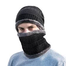 Police Winter Running Performance Combo (Warm Cap + Neck Warmer + Knee Support Sleeve)