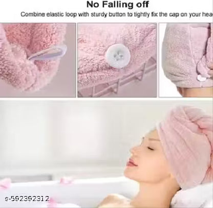 Hair Towel Wrap for Women-Quick Drying