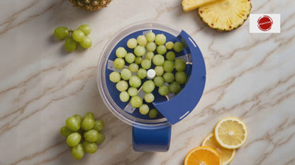 Automatic Vegetable & Fruit Peel Remover | Electric Peeler with Container | Fast & Easy Peeling for Grapes, Cherry Tomatoes & Small Fruits